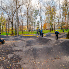 Асфальтовый памп трек в Коломне