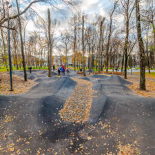 Асфальтовый памп трек в Коломне