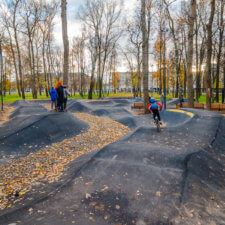 Асфальтовый памп трек в Коломне