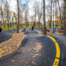 Асфальтовый памп трек в Коломне