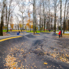 Асфальтовый памп трек в Коломне