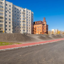 Асфальтовый памп трек в Тобольске