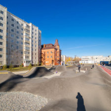 Асфальтовый памп трек в Тобольске