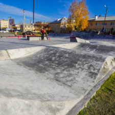 Бетонный скейт парк в Ирбите