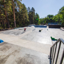 Бетонный скейт парк в Заречном