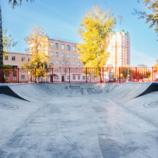 Скейт парк и памп трек в Серпухове