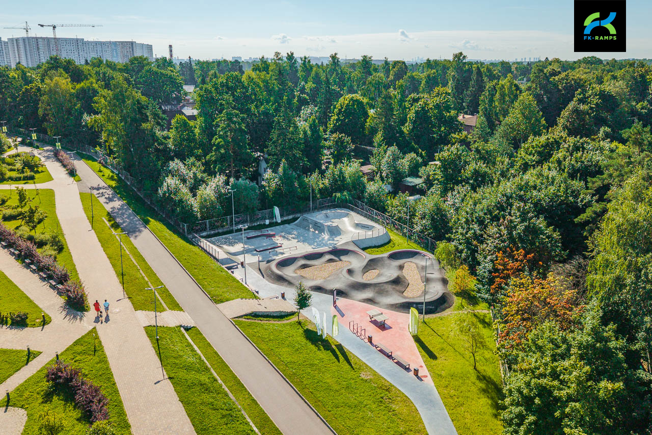 Скейт-парк и памп-трек в Химках