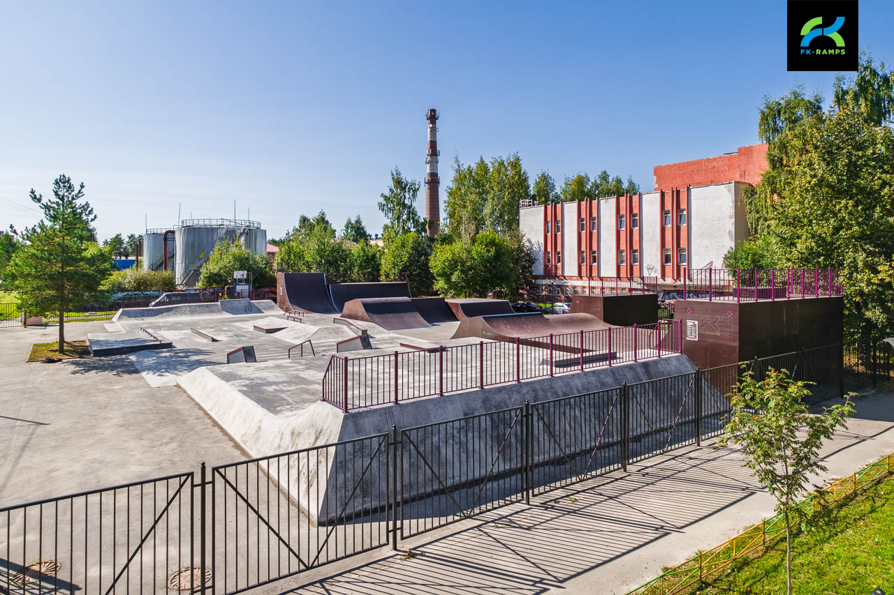 Бетонная плаза и AIR-парк во Всеволожске