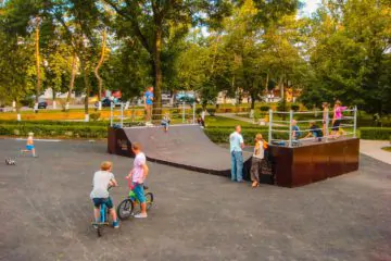 Деревянный скейт‑парк в&nbsp;Лабинске, Краснодарский кр. превью 1