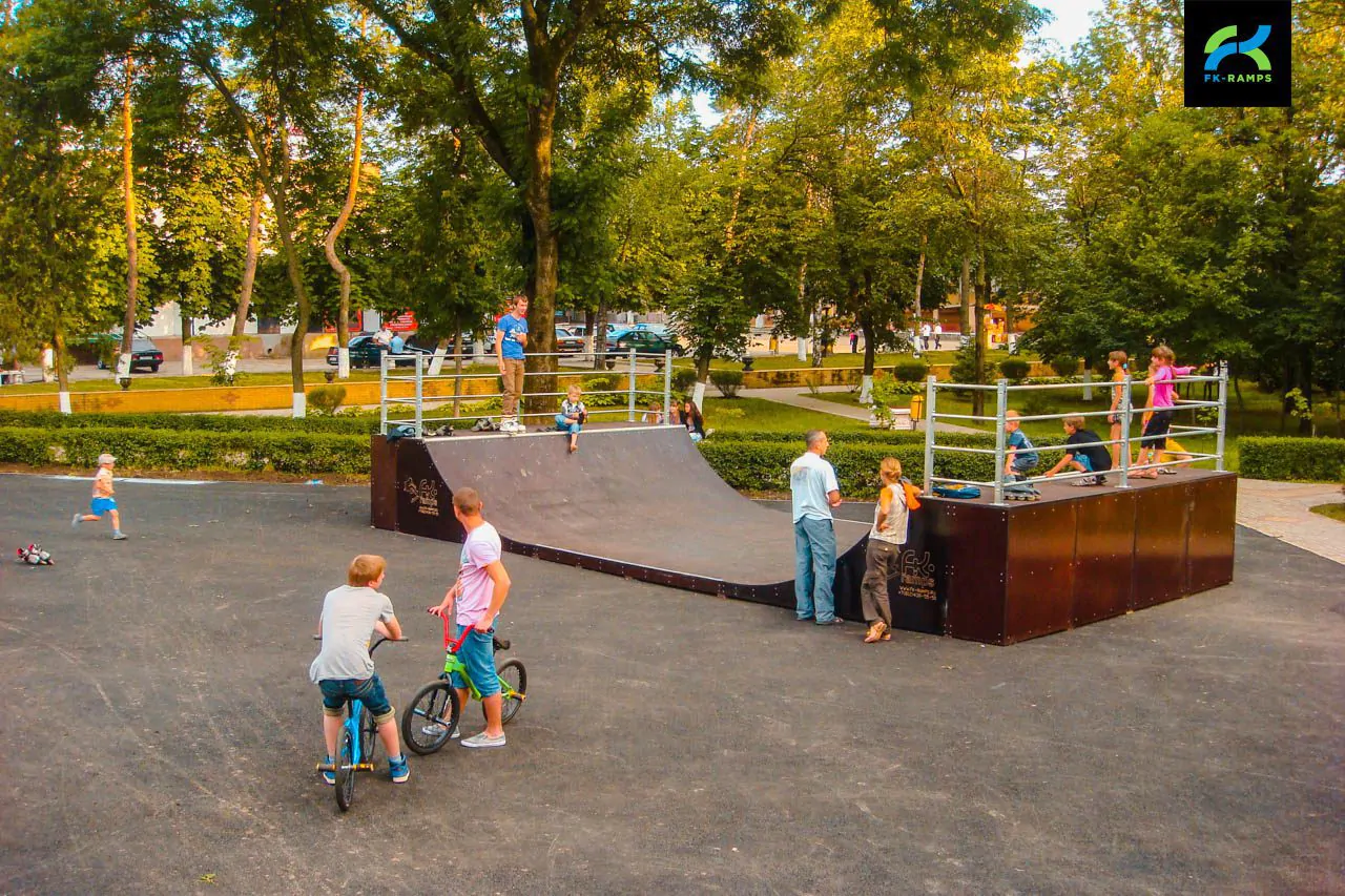 Деревянный скейт‑парк в&nbsp;Лабинске, Краснодарский кр. фото 6