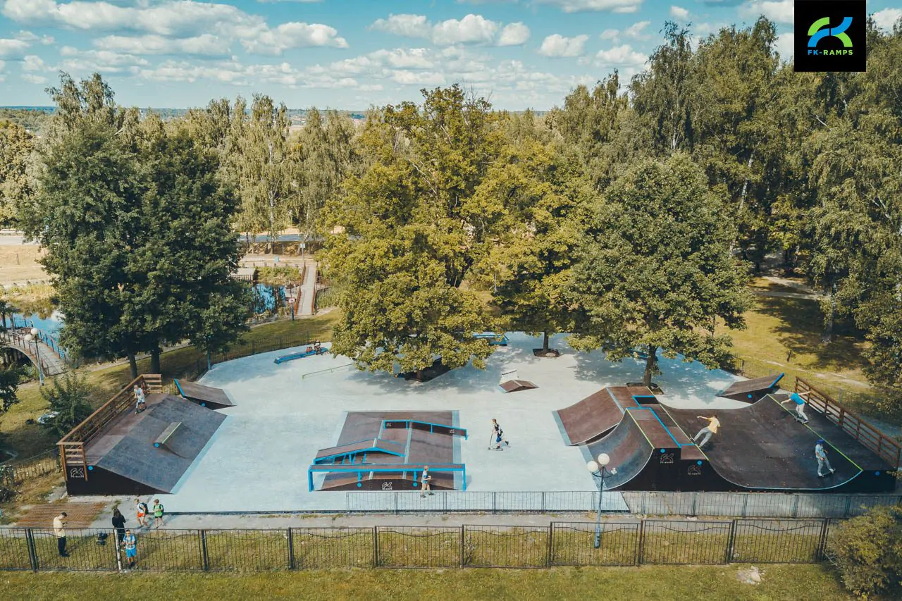 Скейт парк в Красной Пахре, Новая Москва - FK-ramps