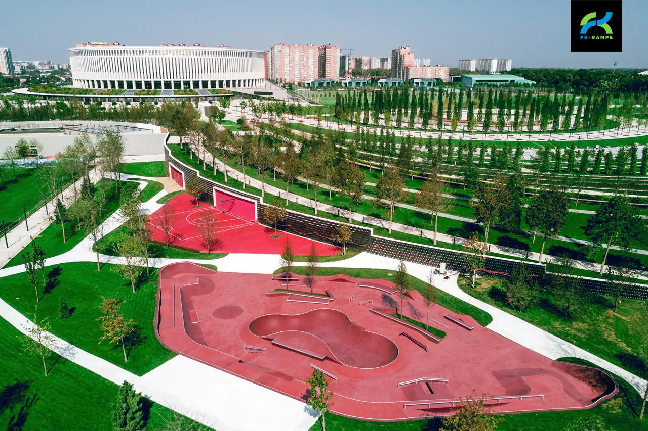 Бетонный скейт-парк в&nbsp;Краснодаре фото 1