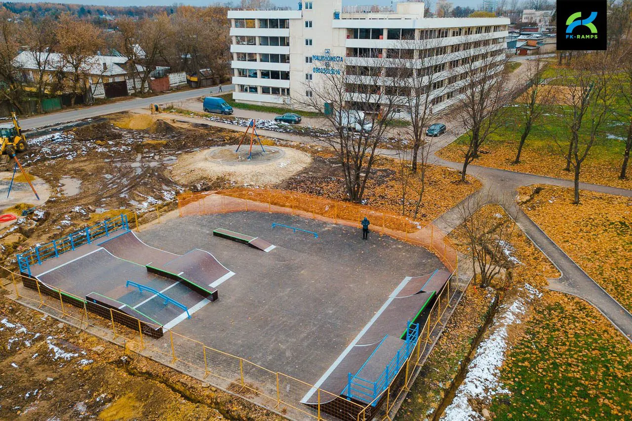 Деревянный скейт-парк в&nbsp;пос. Восточный, Москва