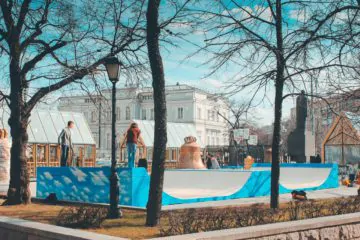 Деревянная рампа на&nbsp;Тверском бульваре превью 1