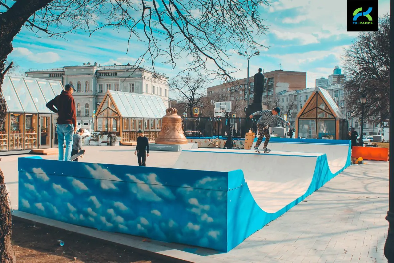 Деревянная рампа на&nbsp;Тверском бульваре фото 2