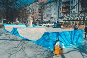 Деревянная рампа на&nbsp;Тверском бульваре превью 1