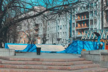 Деревянная рампа на&nbsp;Тверском бульваре превью 1