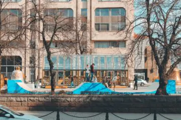 Деревянная рампа на&nbsp;Тверском бульваре превью 1
