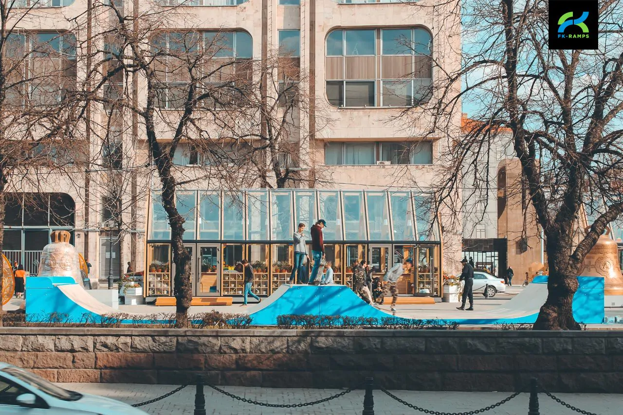 Деревянная рампа на&nbsp;Тверском бульваре фото 5