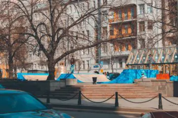Деревянная рампа на&nbsp;Тверском бульваре превью 1