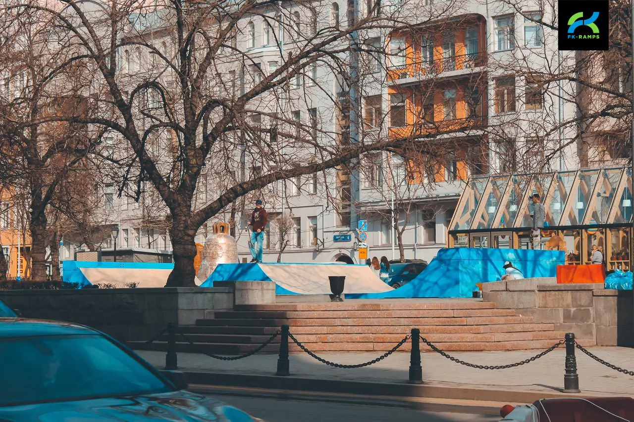 Деревянная рампа на&nbsp;Тверском бульваре фото 6
