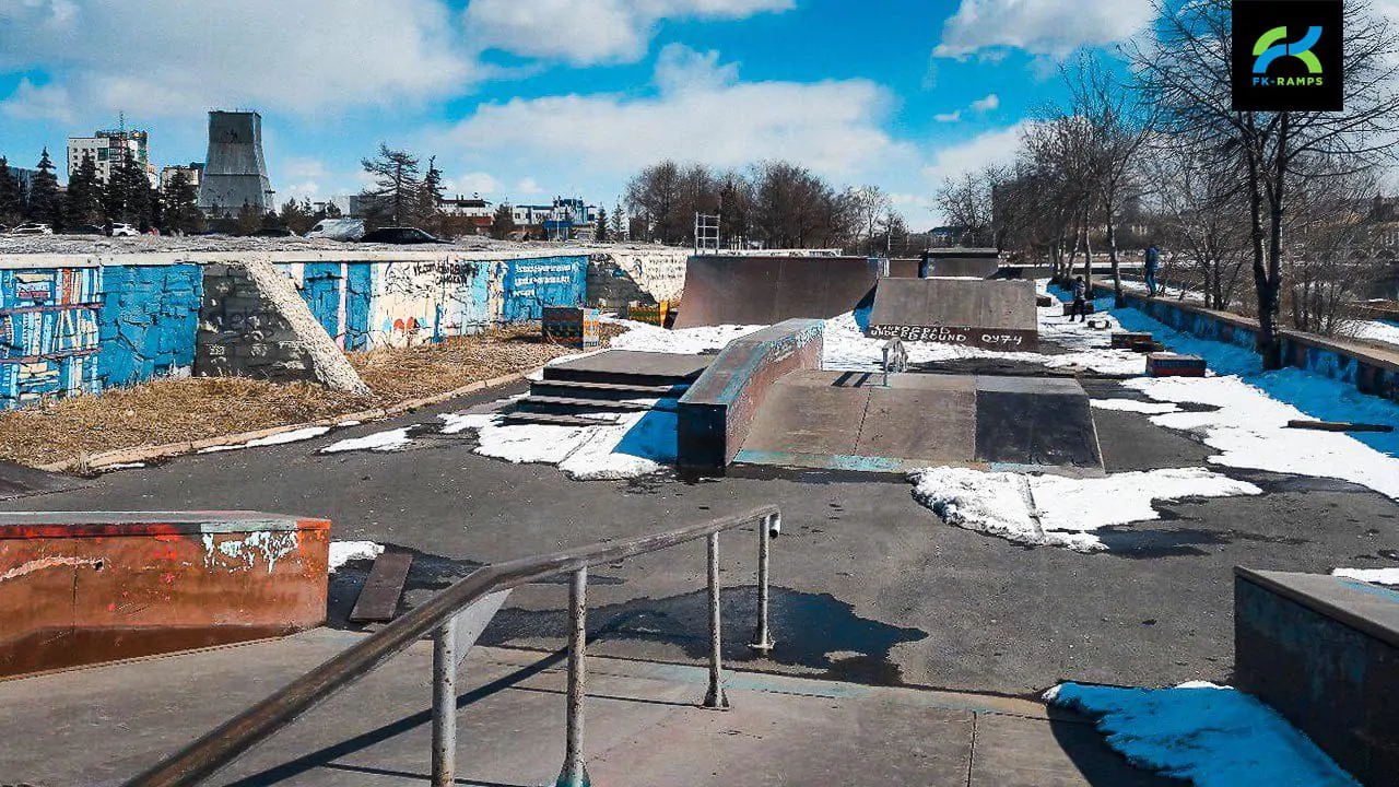 Реконструкция скейт парка в Челябинске