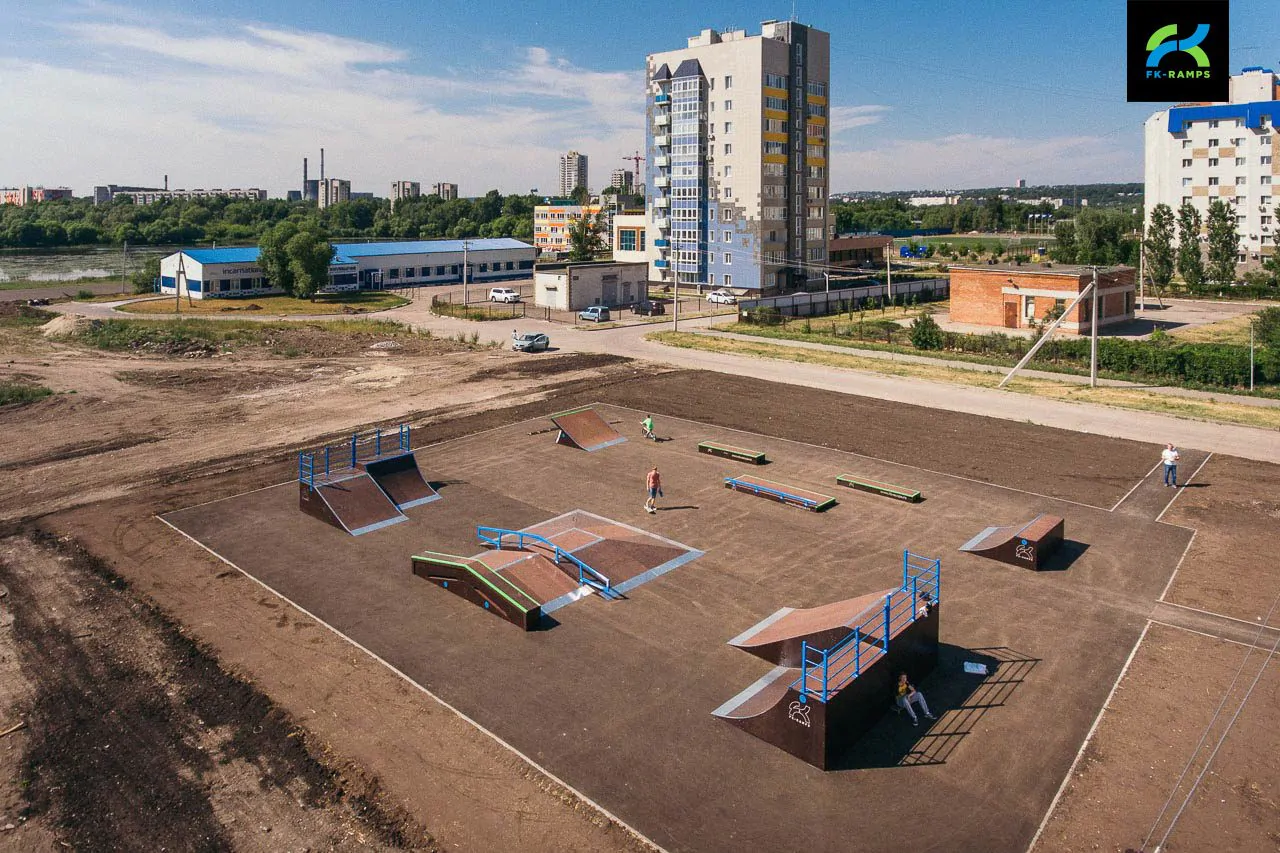 Деревянный скейт-парк в&nbsp;Ульяновске