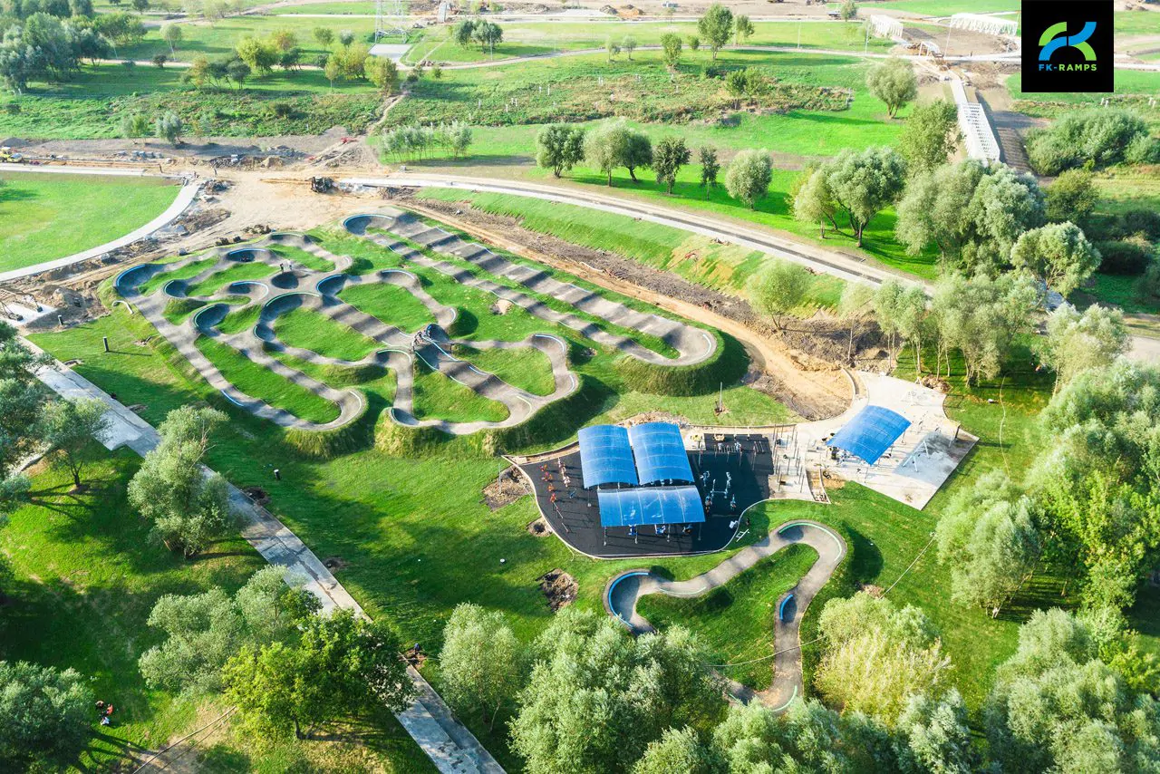 Асфальтовый памп-трек в&nbsp;Марьино в&nbsp;парке 850-летия фото 15