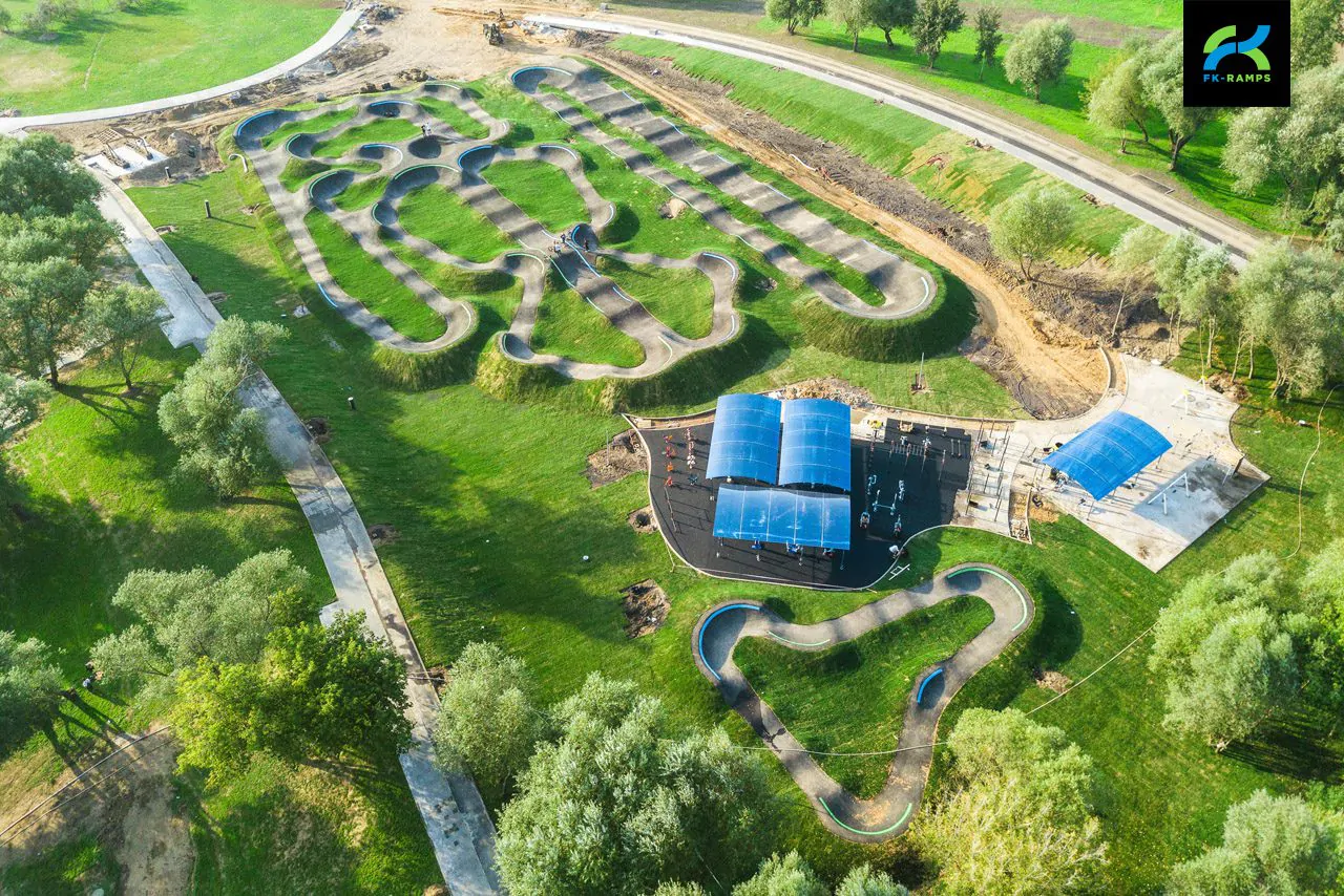 Асфальтовый памп-трек в&nbsp;Марьино в&nbsp;парке 850-летия фото 17
