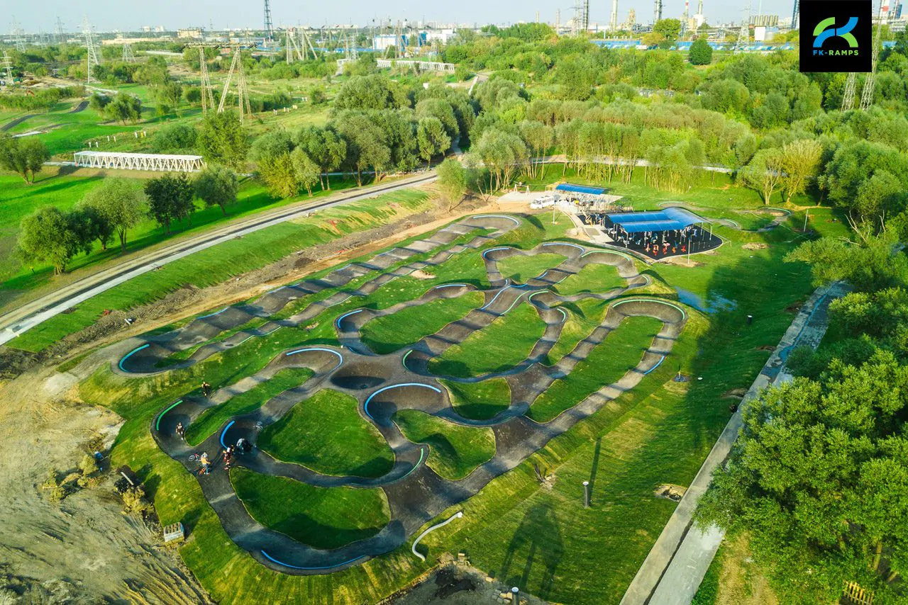 Асфальтовый памп-трек в&nbsp;Марьино в&nbsp;парке 850-летия фото 18