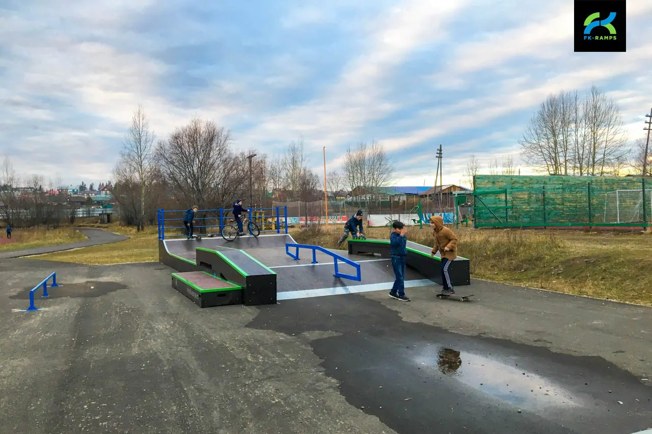 Скейт-парк в&nbsp;Алдане