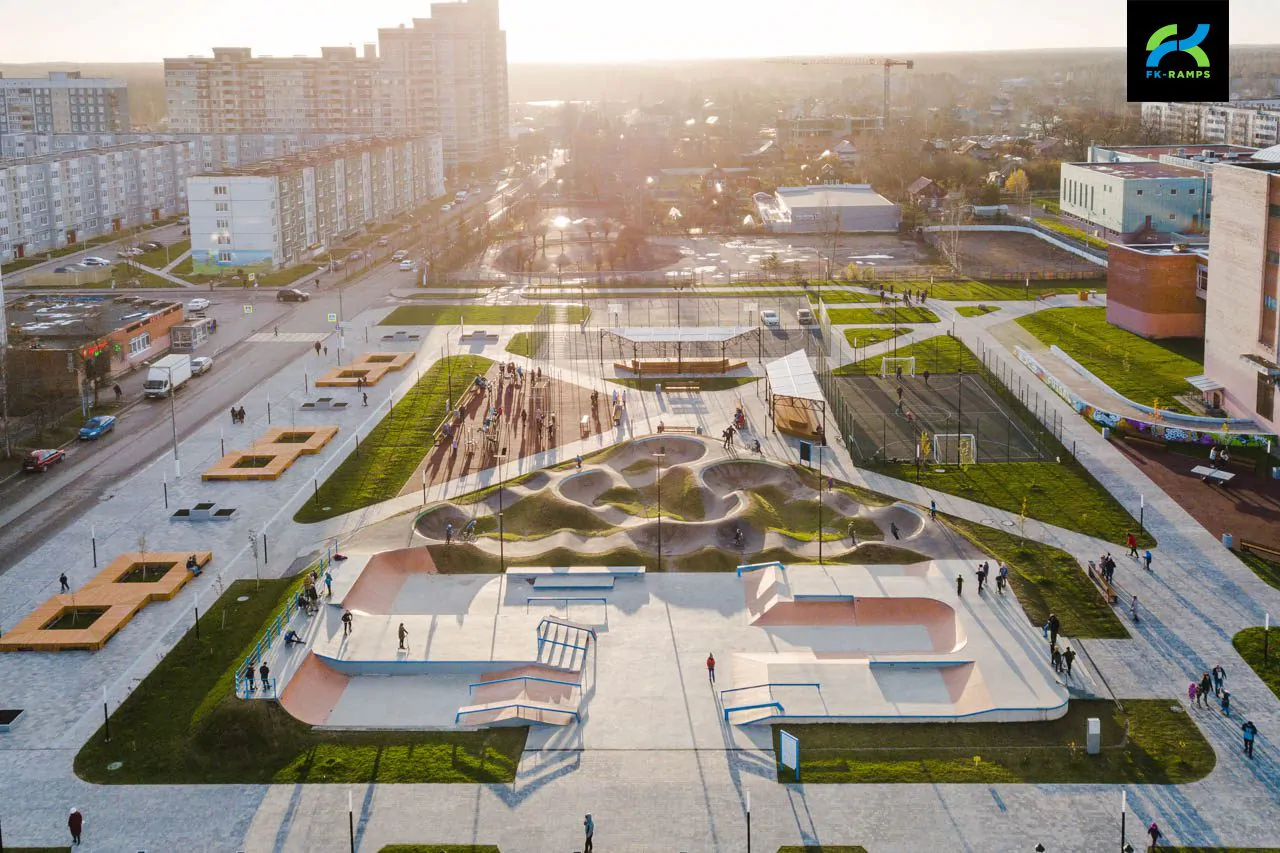 Скейт-парк и&nbsp;памп-трек в&nbsp;Тосно
