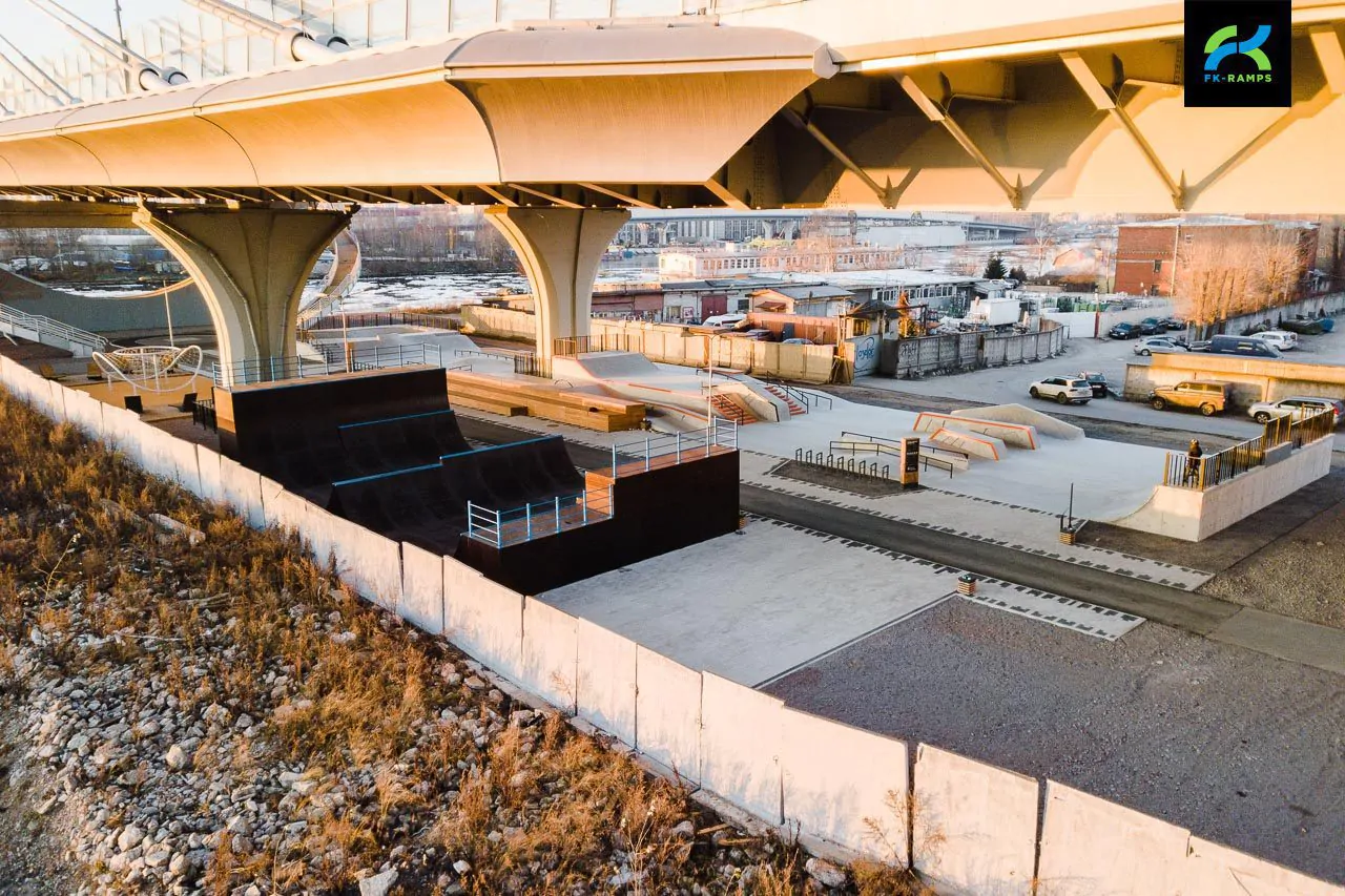 Скейт-парк под мостом Бетанкура фото 4