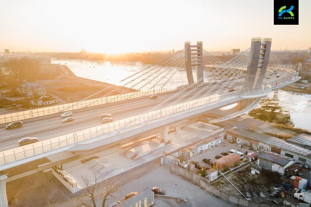 Скейт-парк под мостом Бетанкура фото 8