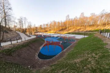 Скейт-парк и памп трек на Песчанке, Всеволожск превью 1