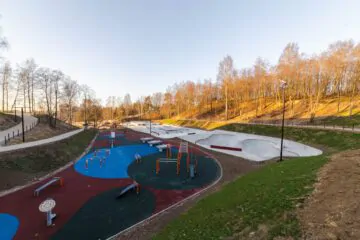 Скейт-парк и памп трек на Песчанке, Всеволожск превью 1