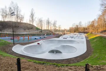 Скейт-парк и памп трек на Песчанке, Всеволожск превью 1