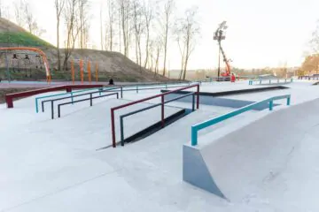 Скейт-парк и памп трек на Песчанке, Всеволожск превью 1