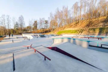Скейт-парк и памп трек на Песчанке, Всеволожск превью 1