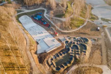 Скейт-парк и памп трек на Песчанке, Всеволожск превью 1