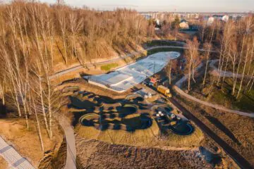 Скейт-парк и памп трек на Песчанке, Всеволожск превью 1