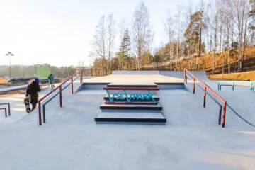 Скейт-парк и памп трек на Песчанке, Всеволожск превью 1
