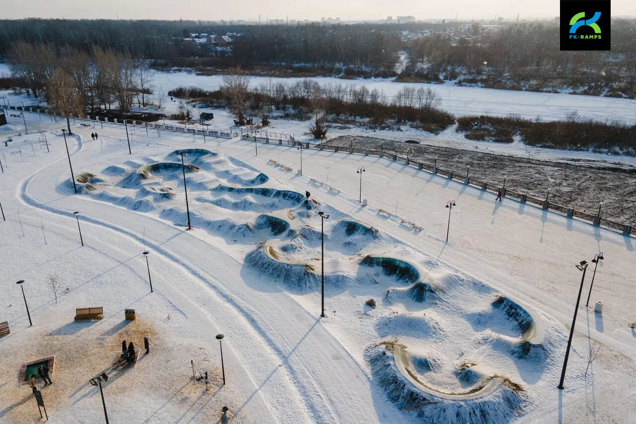 Асфальтовый памп трек в Оренбурге