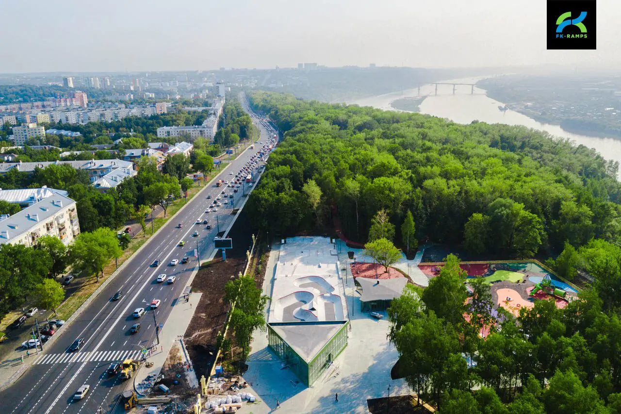 Бетонный скейт-парк в&nbsp;парке &laquo;Швейцария&raquo; фото 30