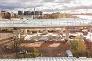 Бетонный боул и&nbsp;памп-трек под мостом Бетанкура превью 1