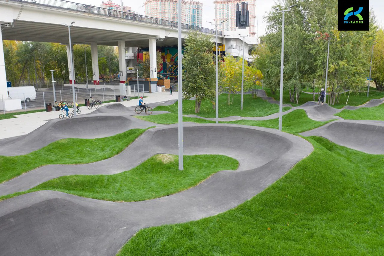 Асфальтовый памп-трек в&nbsp;Строгино (Москва) фото 21