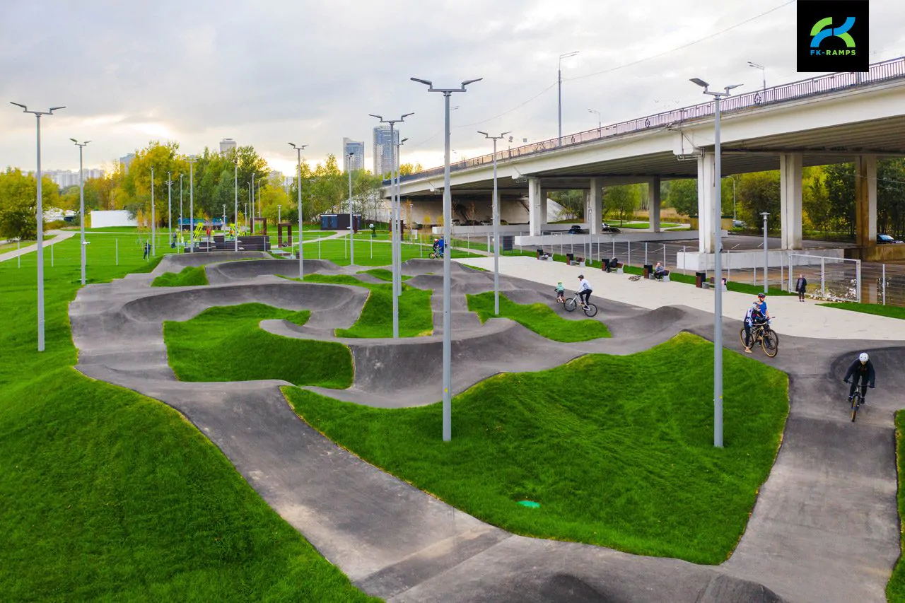 Асфальтовый памп-трек в&nbsp;Строгино (Москва) фото 28