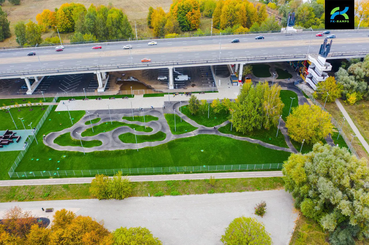 Асфальтовый памп-трек в&nbsp;Строгино (Москва) фото 5