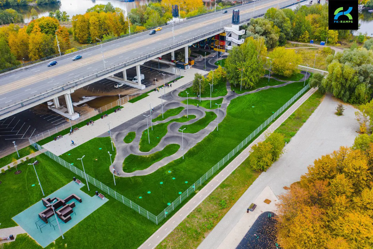 Асфальтовый памп-трек в&nbsp;Строгино (Москва) фото 6