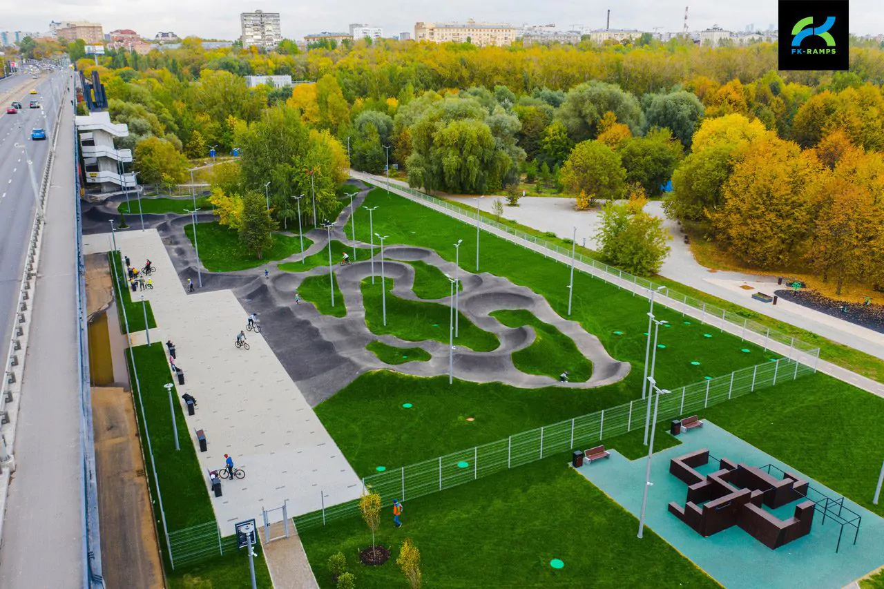 Асфальтовый памп-трек в&nbsp;Строгино (Москва) фото 8